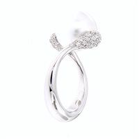 Anillo Utopia Mujer SIMPLY in Oro blanco Perla 10.10 Ct QAA153 - QAA153